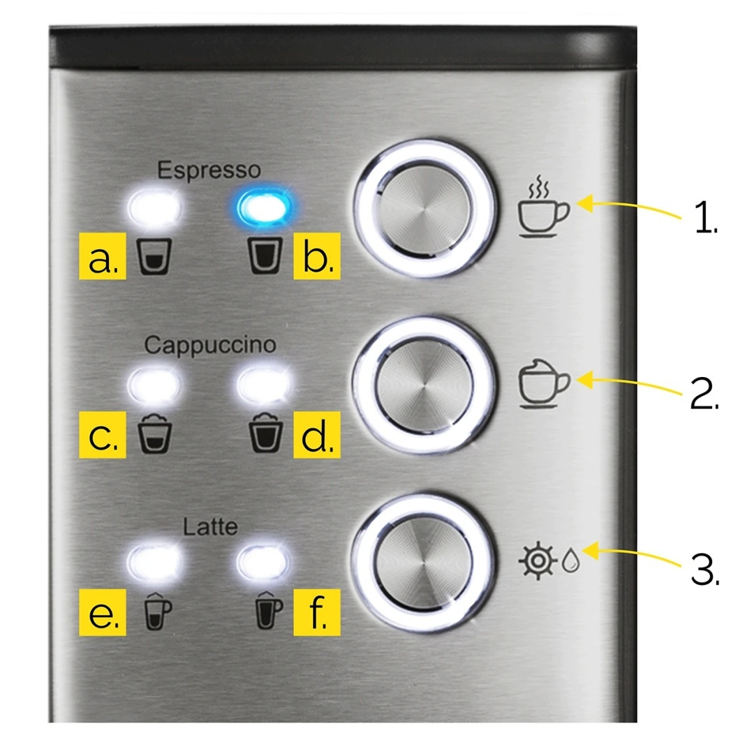 Ciśnieniowy ekspres do kawy Yoer Lattimo EMF01S