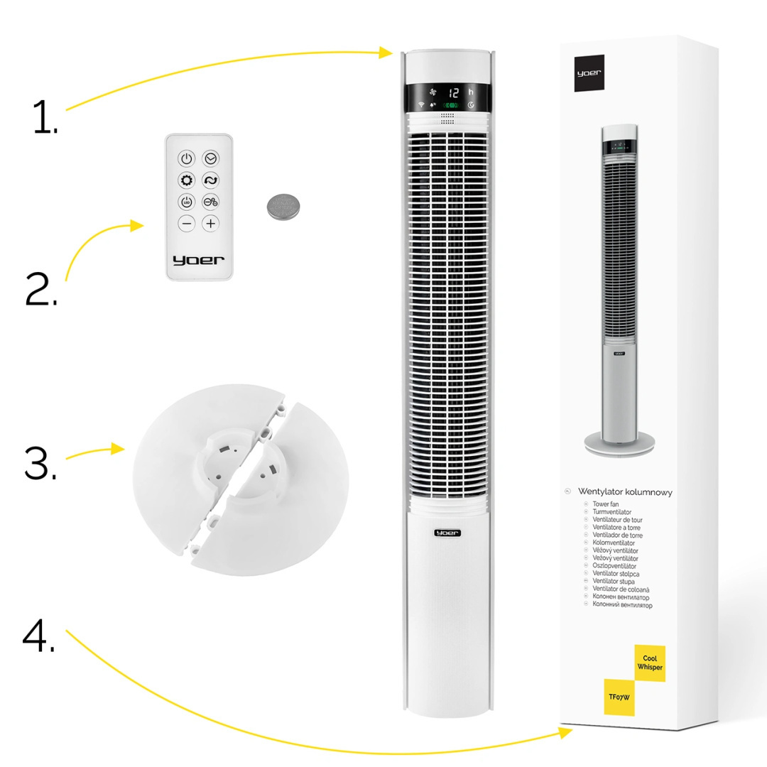 Wentylator kolumnowy Yoer CoolWhisper TF07W