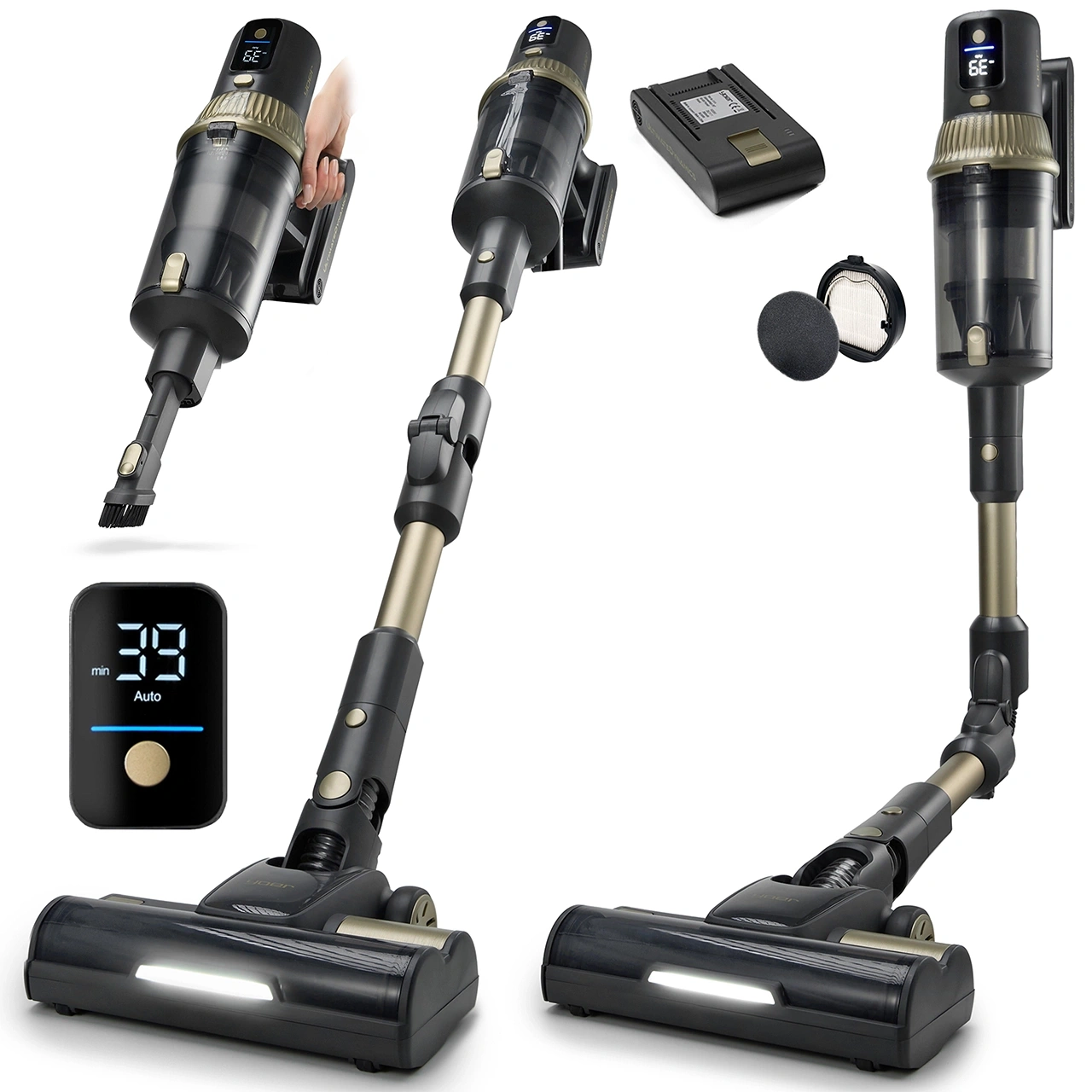 ZESTAW Odkurzacz pionowy + Bateria + 2 filtry