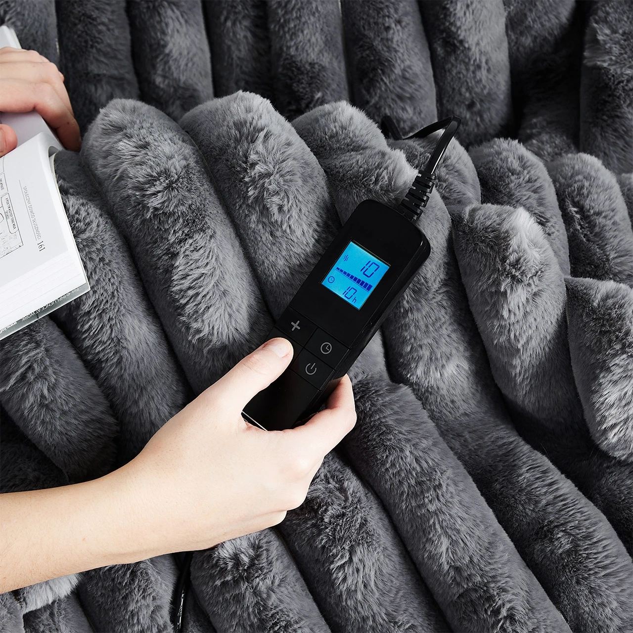 Koc elektryczny Yoer Fuzzo EB03G 180x160 cm