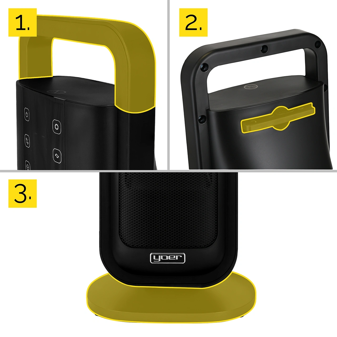 Termowentylator ceramiczny Yoer Feno FH04BK