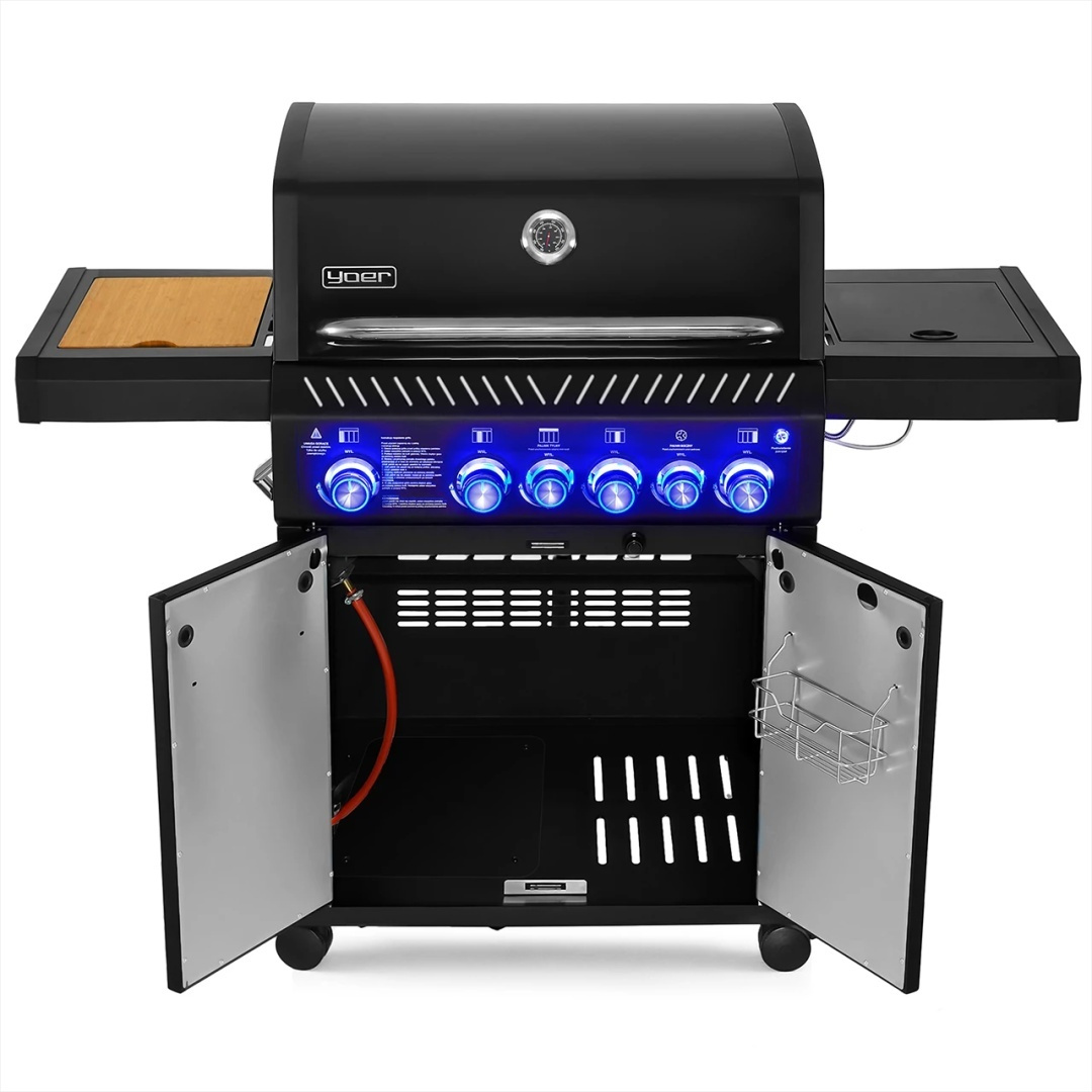 Osłona otworu na butlę gazową do grilla gazowego Yoer GG04BK, GG05BK i GG06BK