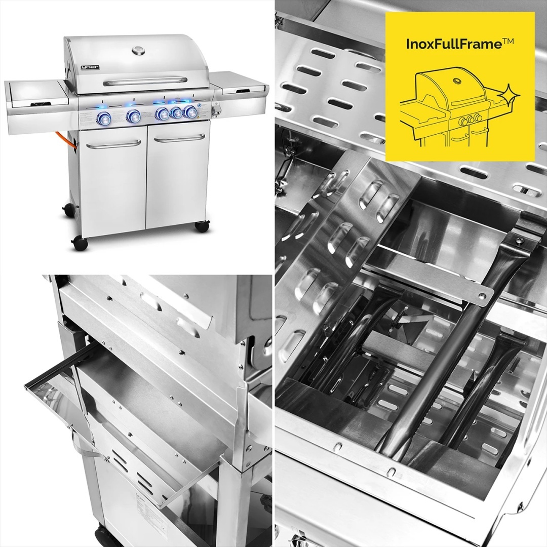 Grill gazowy Yoer SteakMaster GG01S 4+1