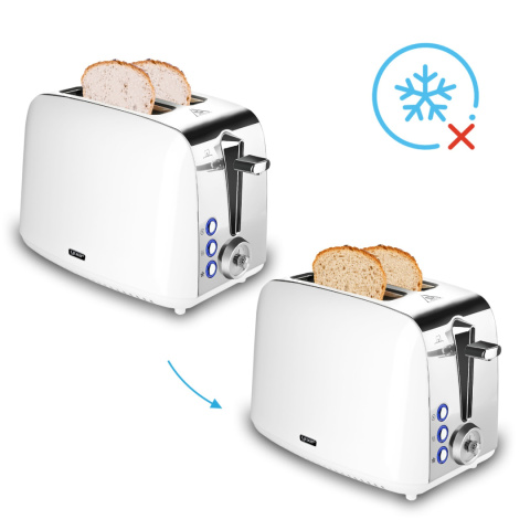 ZESTAW Czajnik elektryczny Yoer EK02W + Toster Yoer T02W seria Crystal