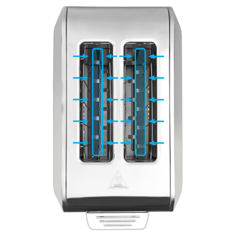 ZESTAW Czajnik elektryczny Yoer EK01W + Toster Yoer T01W seria Diamond