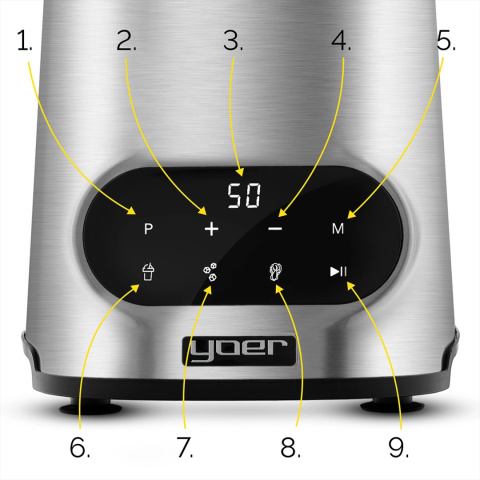 Blender kielichowy Yoer Vitalio JB04S