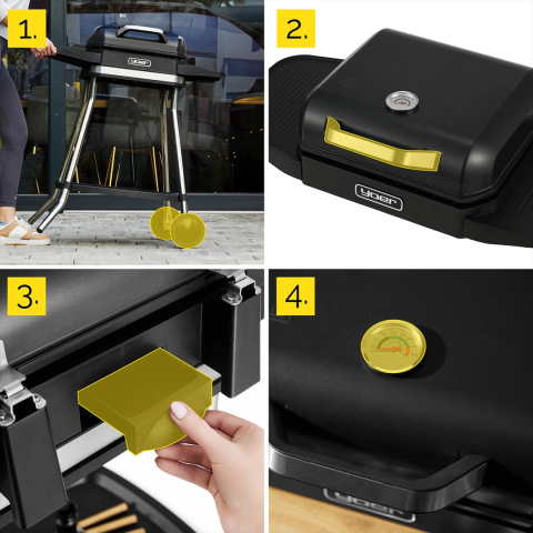 Grill elektryczny Yoer RoastMaster EG05BK