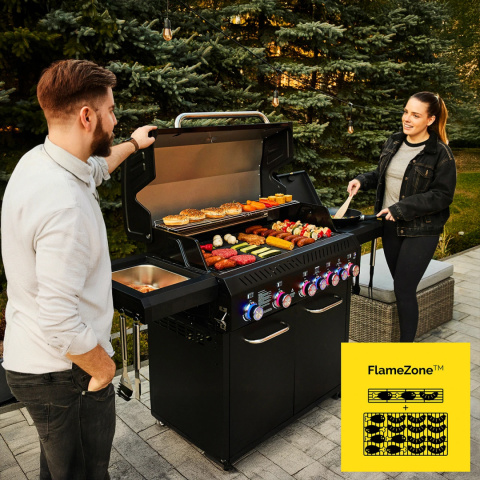 Grill gazowy Yoer BeefBaron GG05BK 5+2