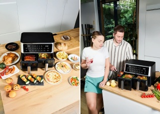 Air Fryer Frytkownica beztłuszczowa Yoer DualCrisp AF02BK