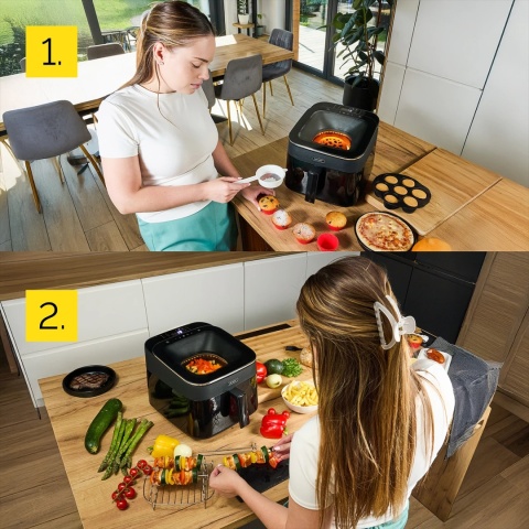 Air Fryer Frytkownica beztłuszczowa Yoer FryVision AF04BK