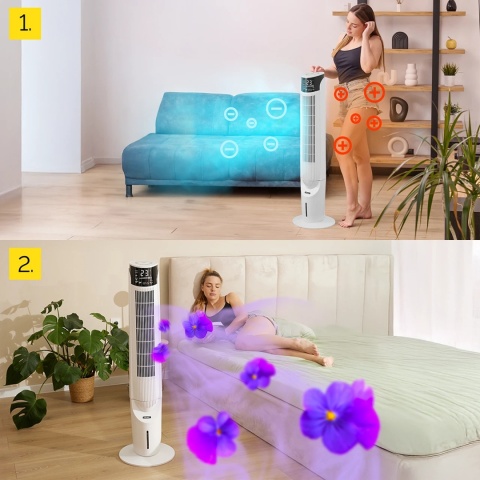 Klimatyzer - wentylator kolumnowy Yoer Cascado TFC06W