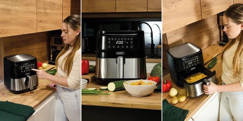 Frytkownica beztłuszczowa Air Fryer Yoer Crispo AF01BK Frytkownica beztłuszczowa Air Fryer Yoer Crispo AF01BK