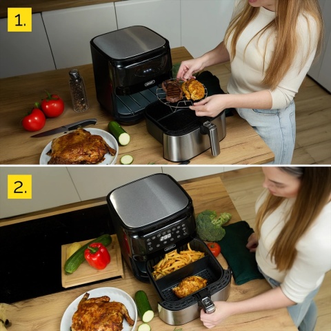 Frytkownica beztłuszczowa Air Fryer Yoer Crispo AF01BK Frytkownica beztłuszczowa Air Fryer Yoer Crispo AF01BK