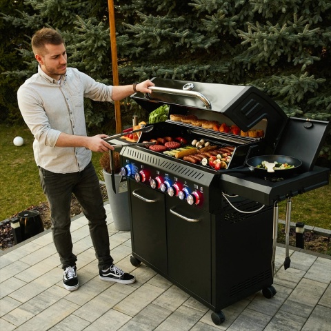Grill gazowy Yoer BeefBaron GG05BK 5+2 Grill gazowy Yoer BeefBaron GG05BK 5+2