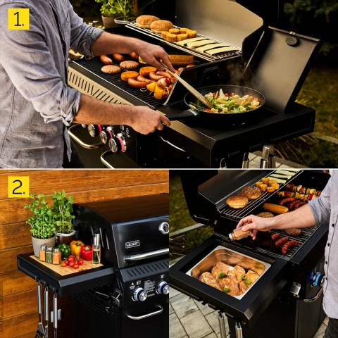 Grill gazowy Yoer BeefMaster GG04BK 4+2 Grill gazowy Yoer BeefMaster GG04BK 4+2
