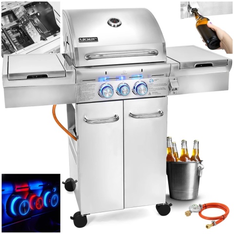 Grill gazowy Yoer SteakBuff GG03S 2+1 Grill gazowy Yoer SteakBuff GG03S 2+1