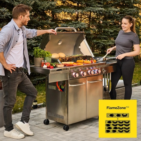 Grill gazowy Yoer SteakMaster GG01S 4+1