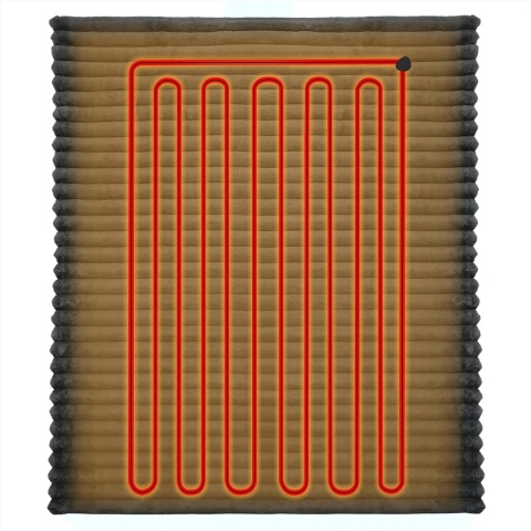 Koc elektryczny Yoer Fuzzo EB03G 180x160 cm Koc elektryczny Yoer Fuzzo EB03G 180x160 cm