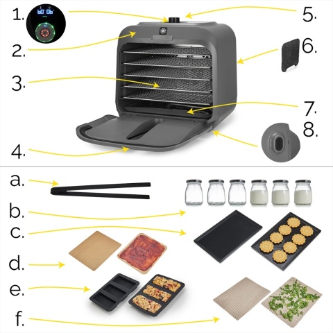Suszarka na podczerwień do grzybów, owoców, warzyw Yoer Sunbox FD02G Suszarka na podczerwień do grzybów, owoców, warzyw Yoer Sunbox FD02G
