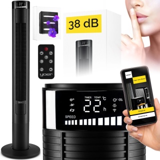 Wentylator kolumnowy i jonizator XXL Yoer Spiro TF03BK