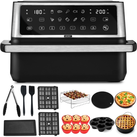Air Fryer Frytkownica beztłuszczowa 11L Yoer MegaCrisp AF03BK