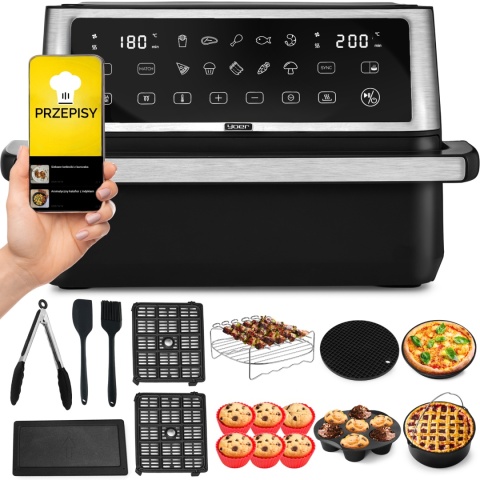 Air Fryer Frytkownica beztłuszczowa 11L Yoer MegaCrisp AF03BK