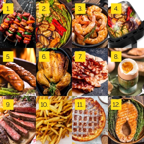 Air Fryer Frytkownica beztłuszczowa Yoer FryVision AF04BK