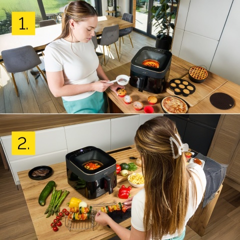 Air Fryer Frytkownica beztłuszczowa Yoer FryVision AF04BK
