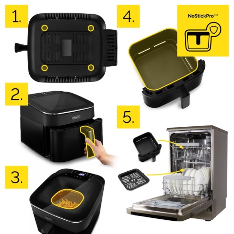 Air Fryer Frytkownica beztłuszczowa Yoer FryVision AF04BK