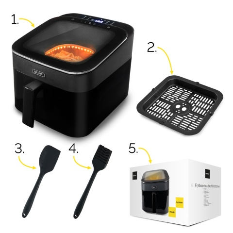 Air Fryer Frytkownica beztłuszczowa Yoer FryVision AF04BK