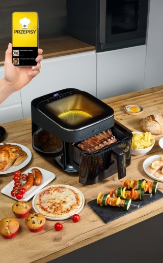 Air Fryer Frytkownica beztłuszczowa Yoer FryVision AF04BK