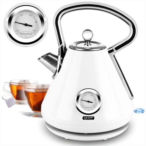 Bezprzewodowy Czajnik elektryczny Yoer Crystal EK02W z termometrem