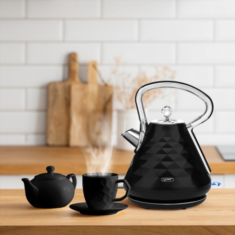 Bezprzewodowy Czajnik elektryczny Yoer Diamond EK01BK