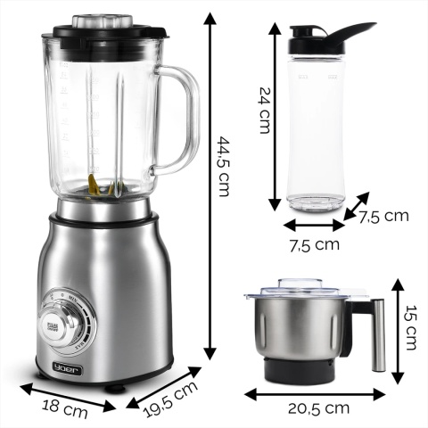 Blender kielichowy Yoer Titano JB03S Blender kielichowy Yoer Titano JB03S