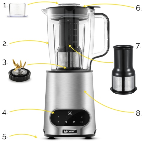 Blender kielichowy Yoer Vitalio JB04S Blender kielichowy Yoer Vitalio JB04S