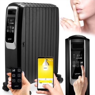 Grzejnik elektryczny Olejowy Yoer 2500W Energooszczędny 10 żeber ➕WiFi ➕TIMER