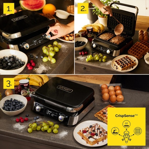 Gofrownica Yoer Fluffo WM01BK