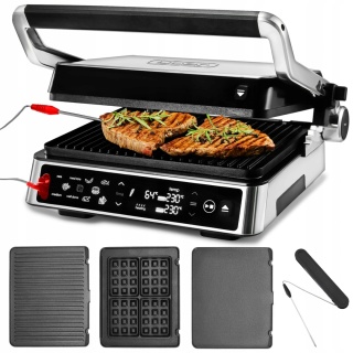 Grill elektryczny z termosondą Yoer CraftGrill EG06BK