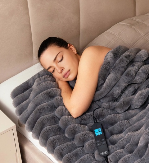 Koc elektryczny Yoer Fuzzo EB03G 180x160 cm