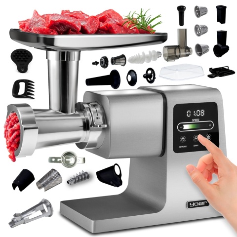 Maszynka do mielenia mięsa, wyciskarka, szatkownica Yoer GrindForce MG02S Maszynka do mielenia mięsa, wyciskarka, szatkownica Yoer GrindForce MG02S