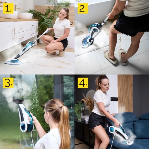 Mop parowy z myjką ręczną Yoer CleanSlide SMC01W