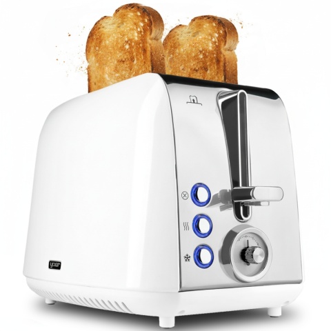 Toster Opiekacz Crystal Yoer T02W z rusztem na bułki