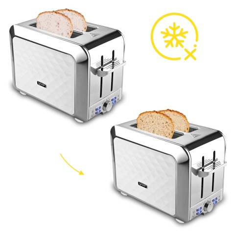 Toster Opiekacz Yoer Diamond T01W z rusztem na bułki
