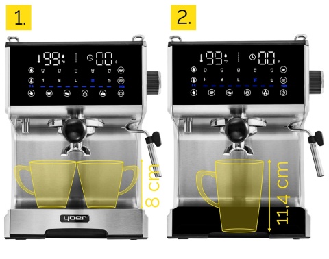 Ciśnieniowy ekspres do kawy Yoer Barisso EM03S