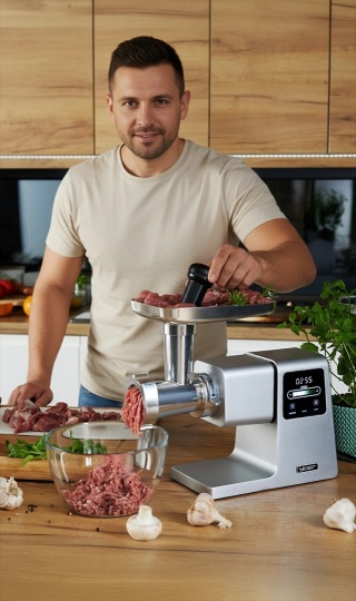 Maszynka do mielenia mięsa, wyciskarka, szatkownica Yoer GrindForce MG02S