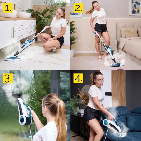 Mop parowy z myjką ręczną Yoer CleanSlide SMC01W