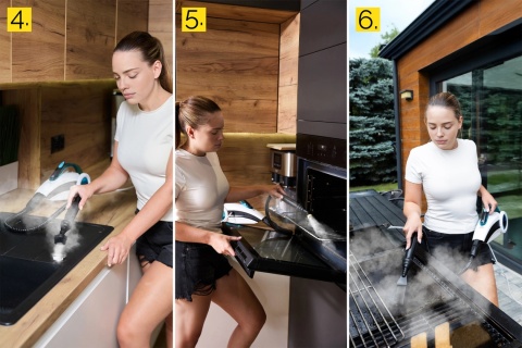 Mop parowy z myjką ręczną Yoer CleanSlide SMC01W