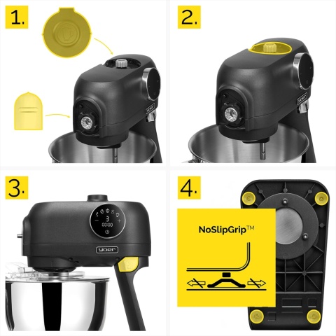 Planetarny robot kuchenny Yoer Astralo Pro KM04BK