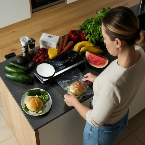 Zgrzewarka próżniowa Yoer FreshFood VSS01BK z wagą