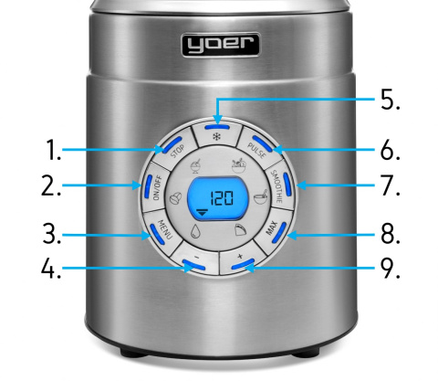 Jug blender YOER Cocktailo JB01S Jug blender YOER Cocktailo JB01S